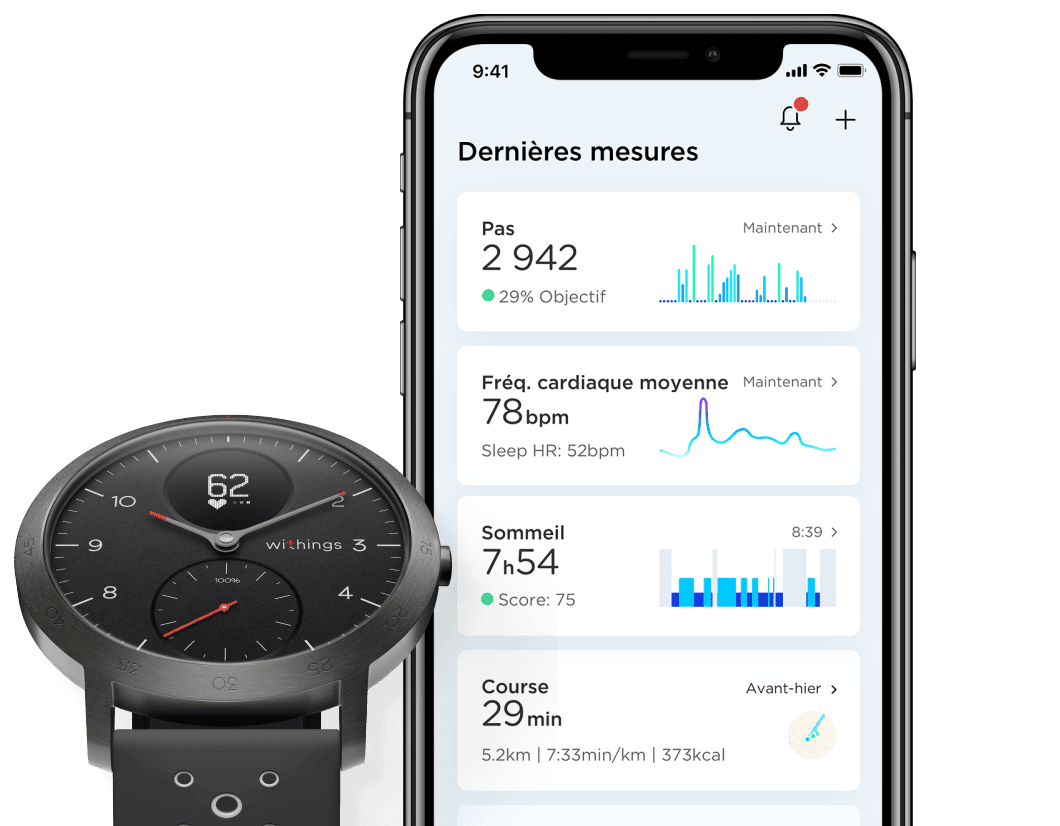 smartwatch steel hr