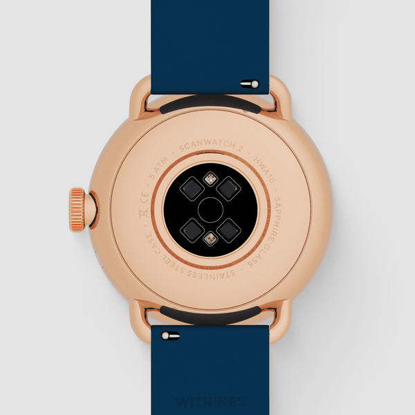 ScanWatch 2 38 mm Blue & Rose Gold