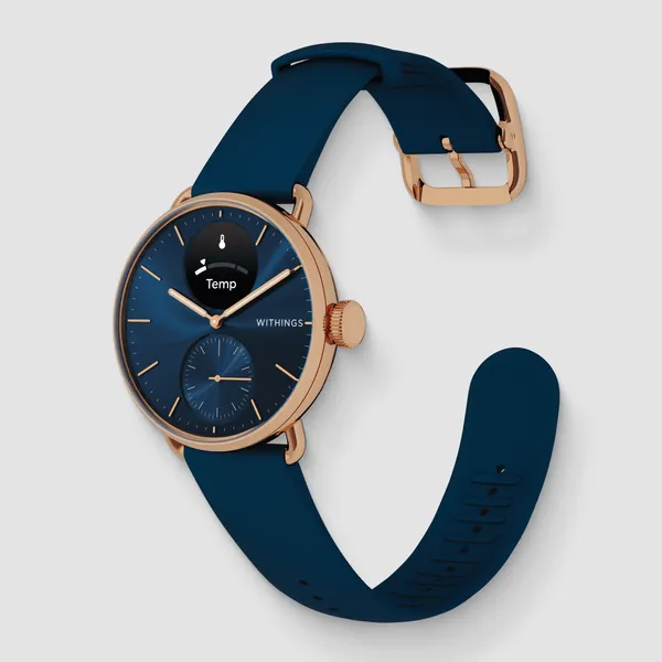 ScanWatch 2 38 mm Blue Rose Gold Withings United Kingdom