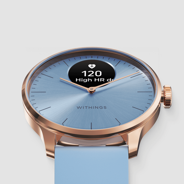 ScanWatch Light 37 mm Blau & Roségold