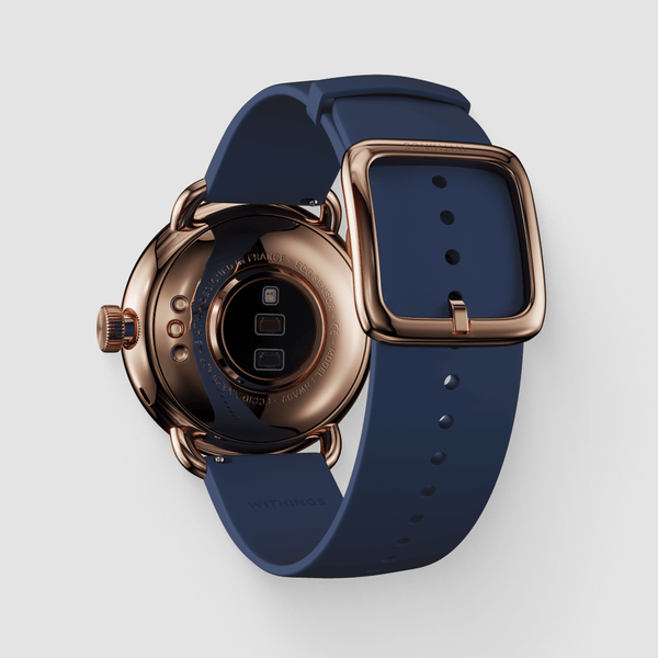 ScanWatch 38 mm Blue & Rose Gold