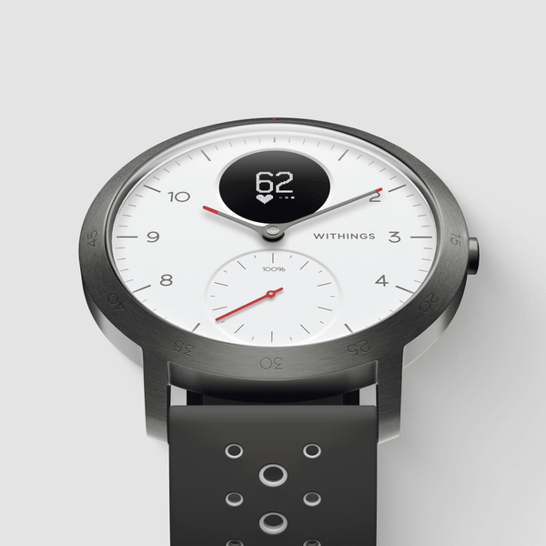 Steel HR Sport 40mm White