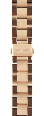 Oyster Metal Link Wristband 18mm Rose Gold