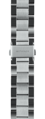Oyster Metal Link Wristband 20mm Silver